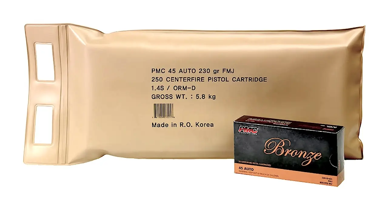 AMMO, PMC 45ACP BATTLE PACK 250