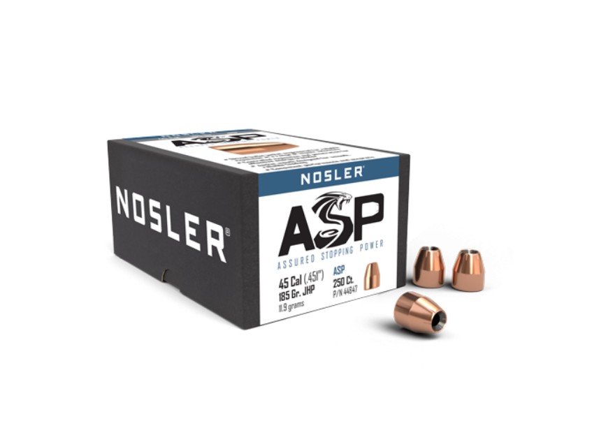 NOSLER ASP 45CAL 185 GR 250/PK