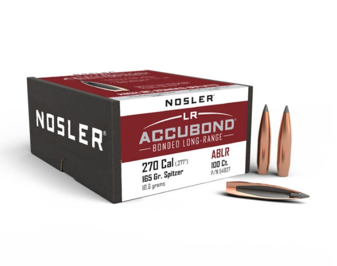 NOSLER ACCUBOND LR 270CAL 165GR