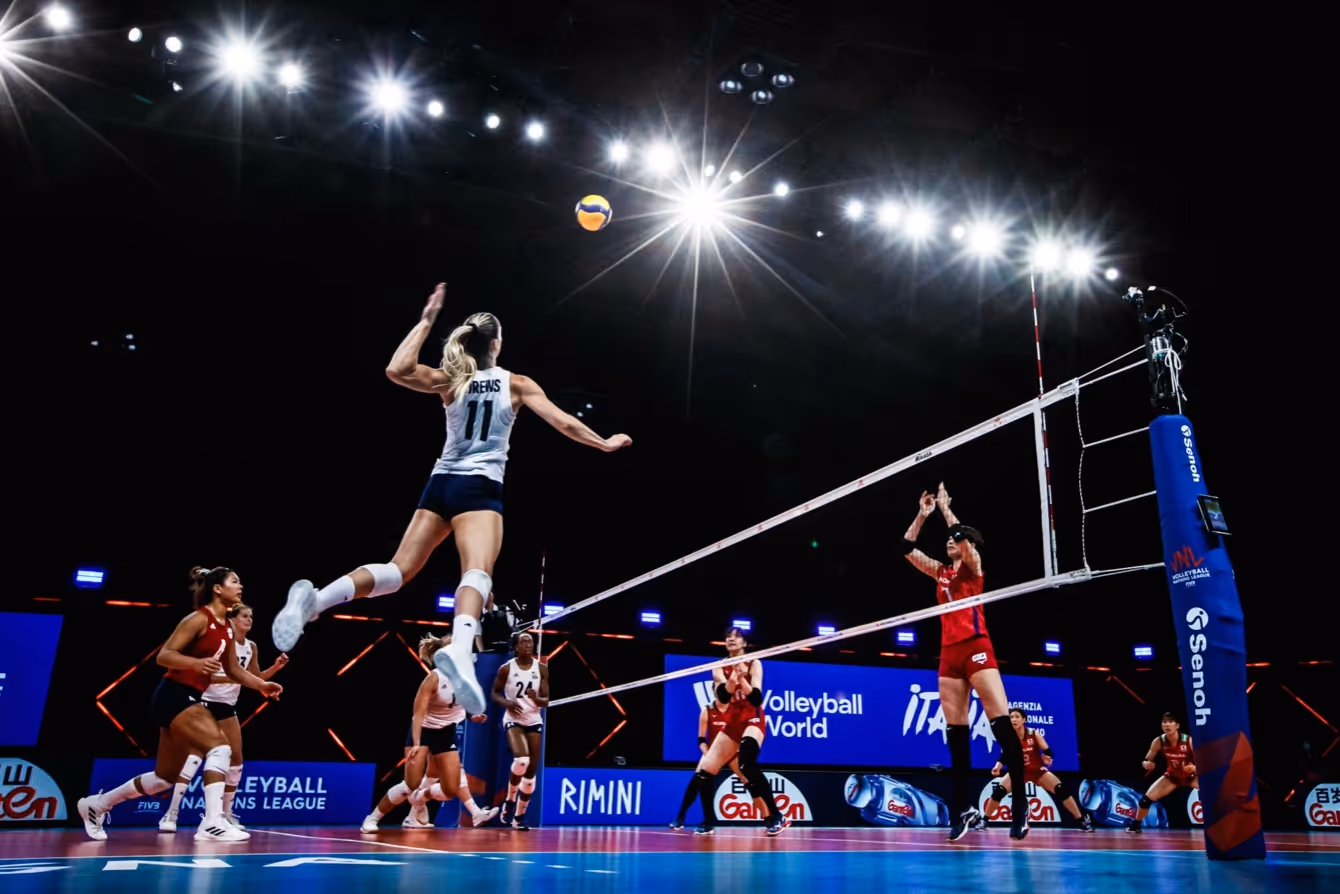A USA Volleyball game