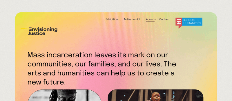 Envisioning Justice | Website Case Study | Clique Studios