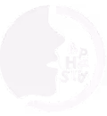 White circular logo of the National Aphasia Association featuring a human profile with fragmented text spelling 'APHASIA' inside the head.