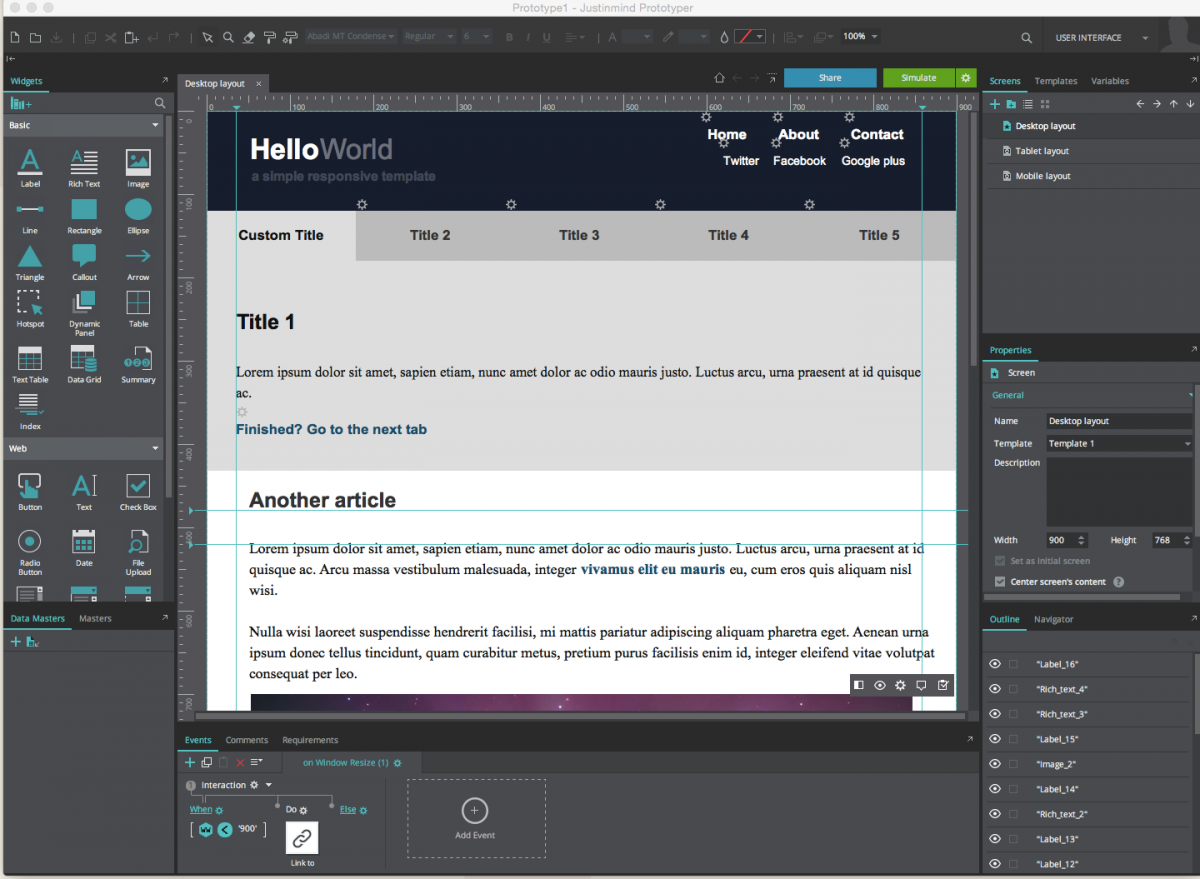 justinmind-screenshot