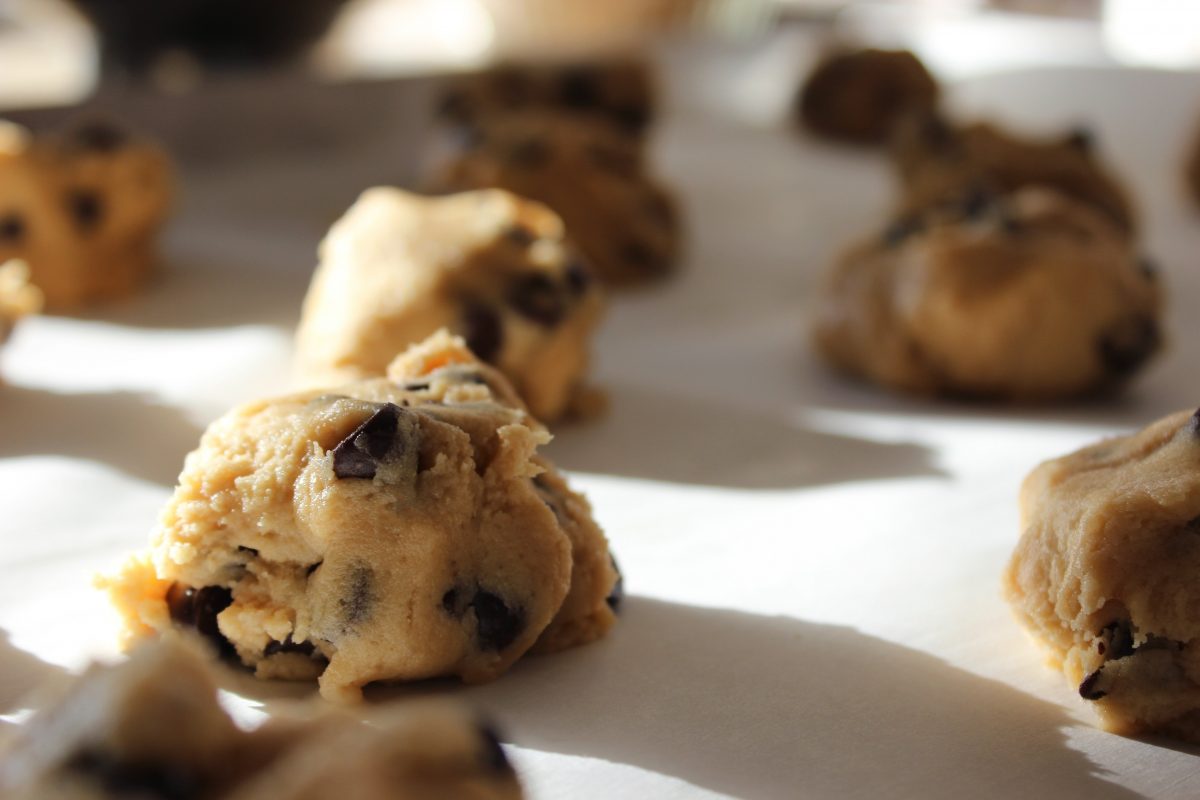 chocolate chip cookie dough