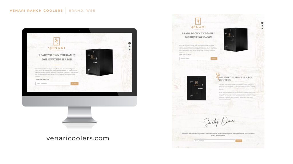 Venari Homepage Design by Tribu