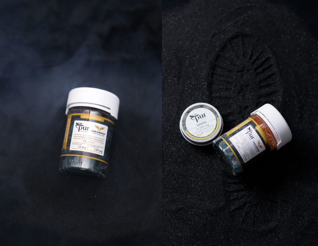 Upclose Hemp CBD Gummy Photo - Pur IsoLabs and Lone Survivor Foundation Campaign