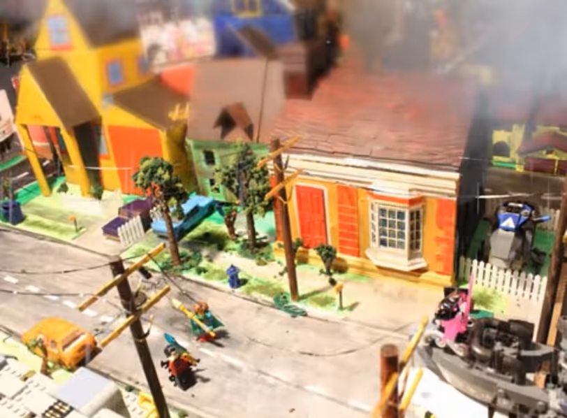 Still from "Plastic World" video by A.J. Barbel