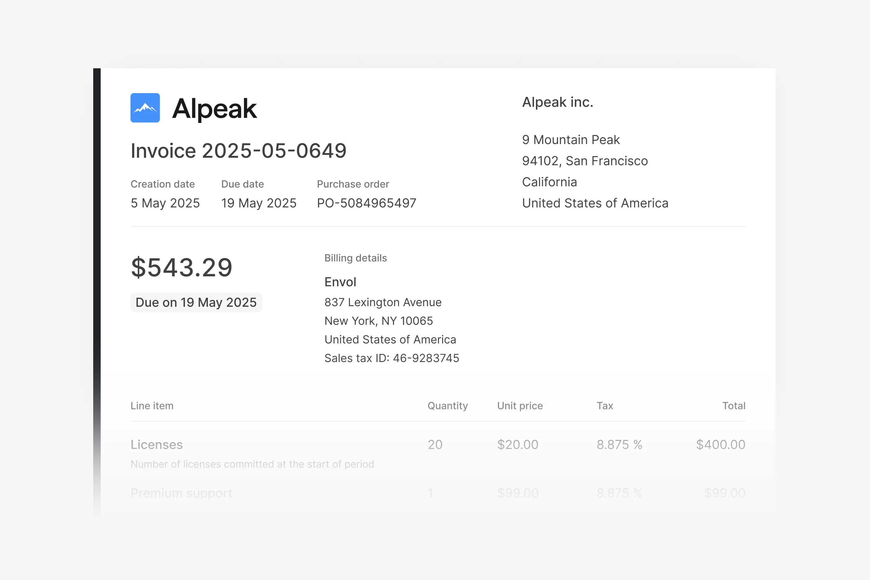 Invoice