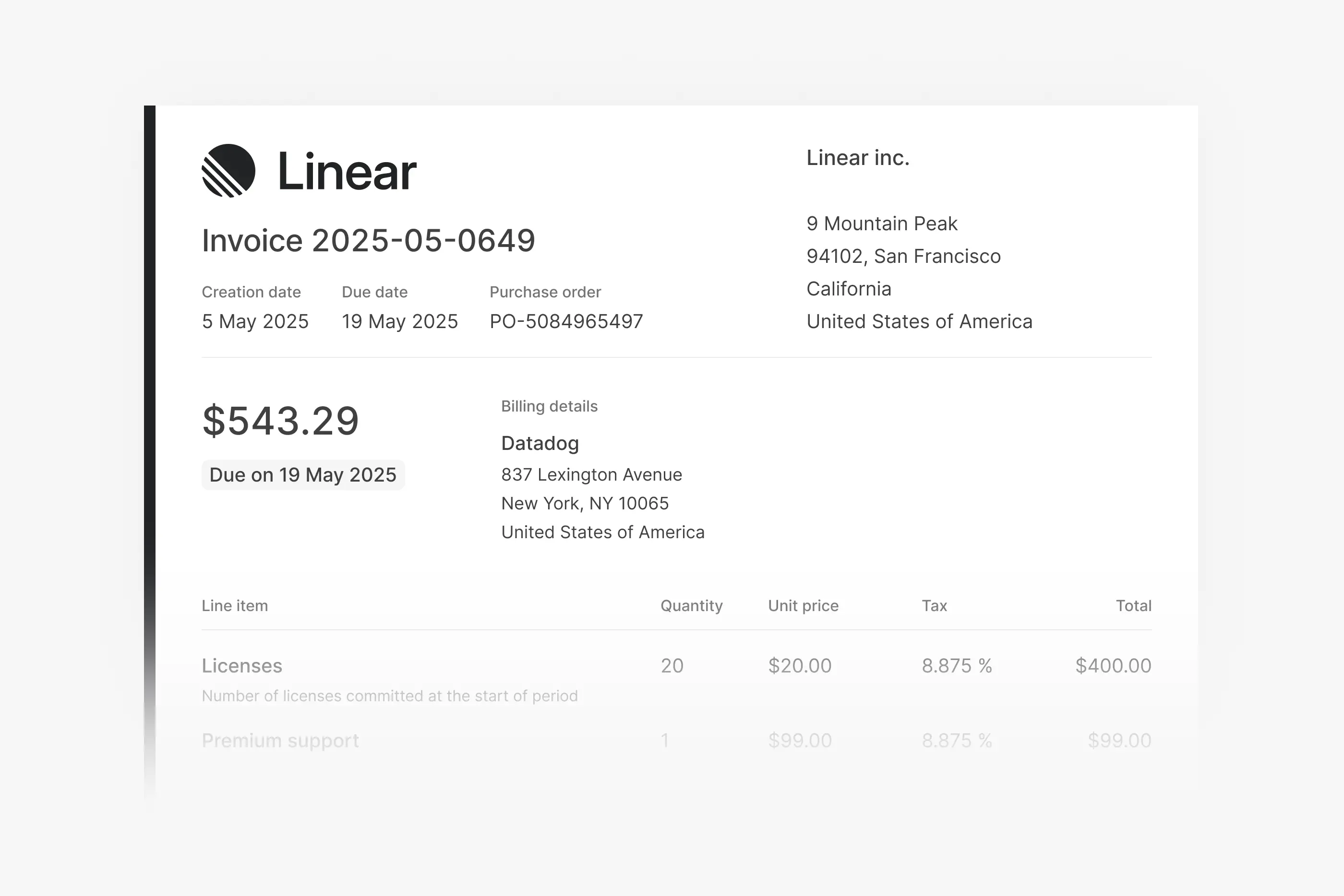 Invoice
