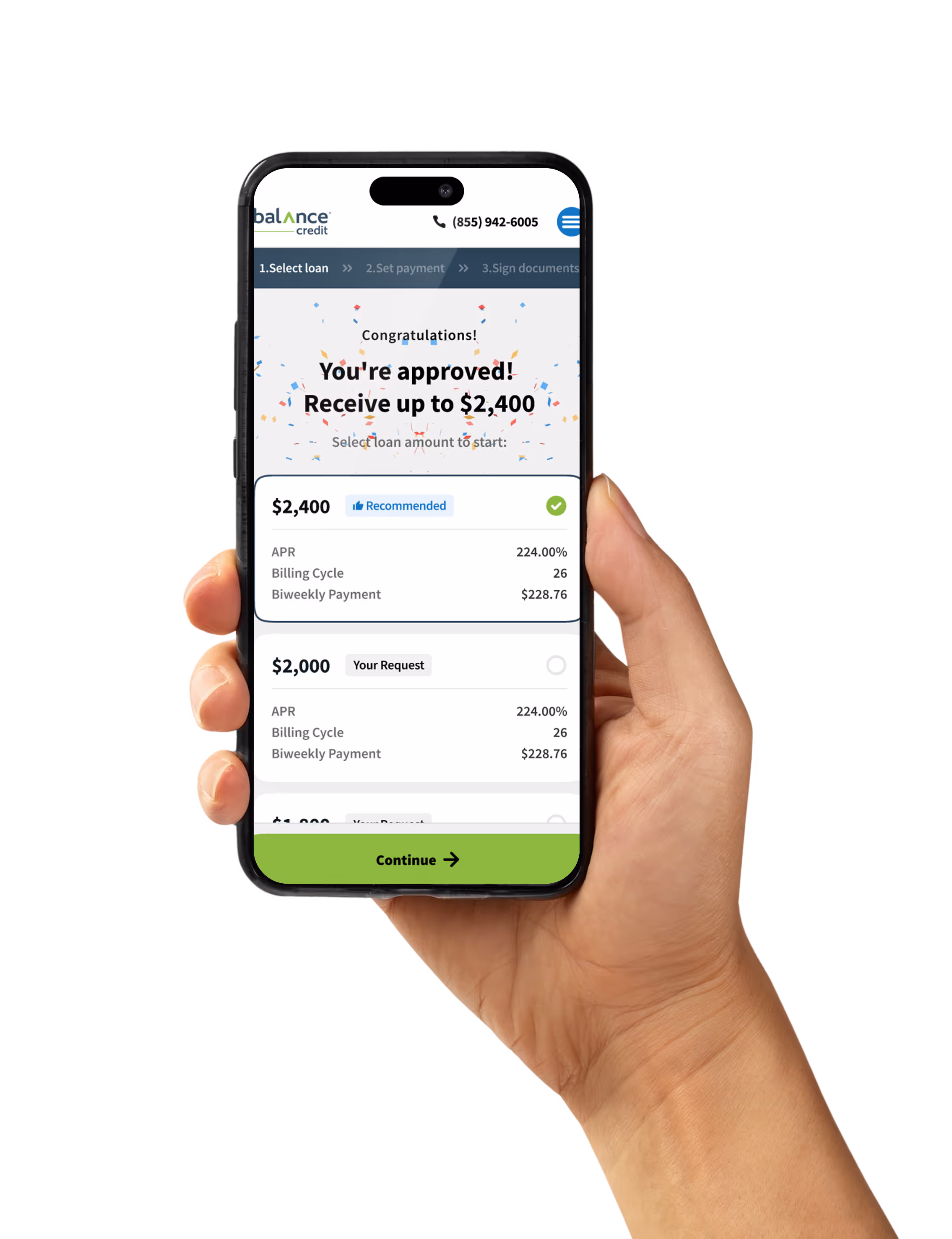 Balance Credit Easy Mobile Application