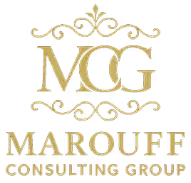 Logo of Marouff Consulting Group (MCG).