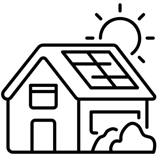 home with solar panels in Boston