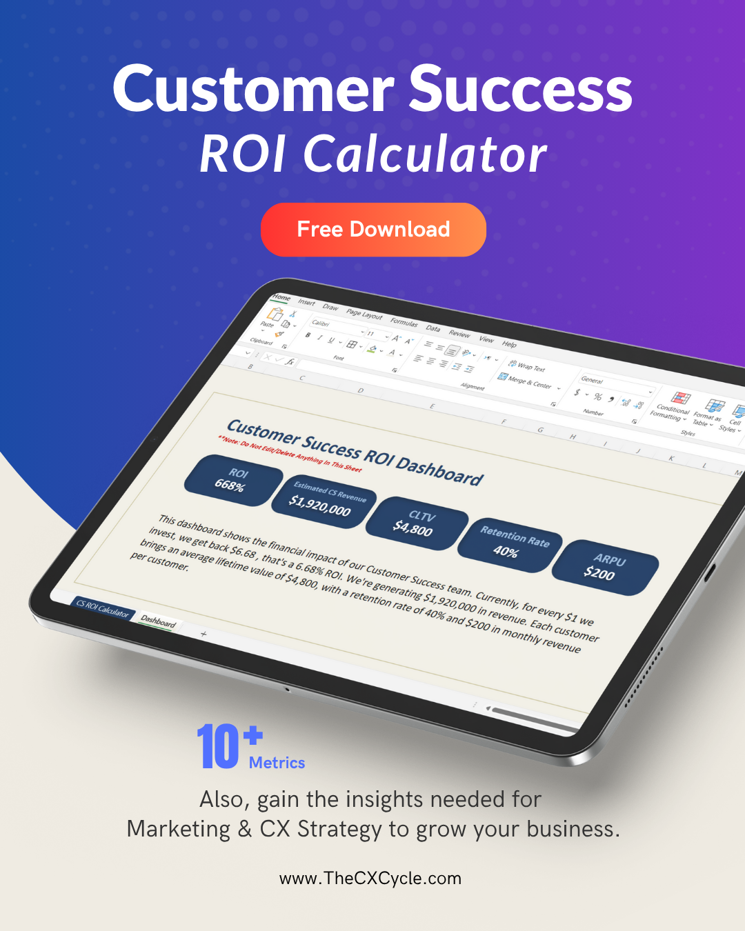 Free Customer Success ROI Calculator