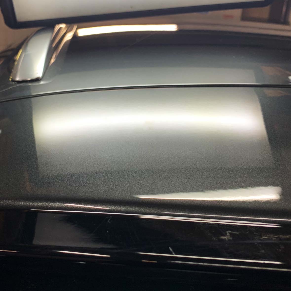 Volkswagen roof after paintless dent repair