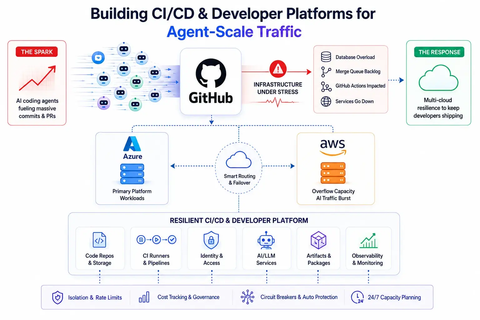 Agentic AI Infrastructure Architecture in CI/CD Pipeline