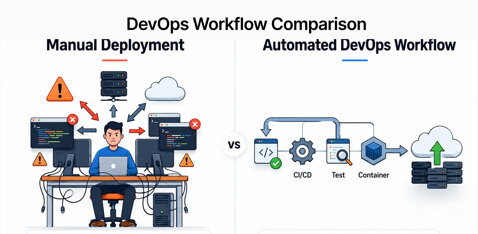 DevOps Workflow Comparison