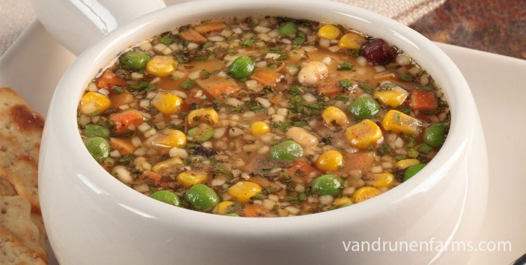 Advantages of freeze-drying - soup application