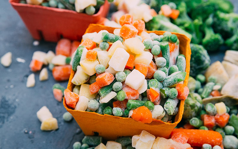 Frozen mixed vegetables