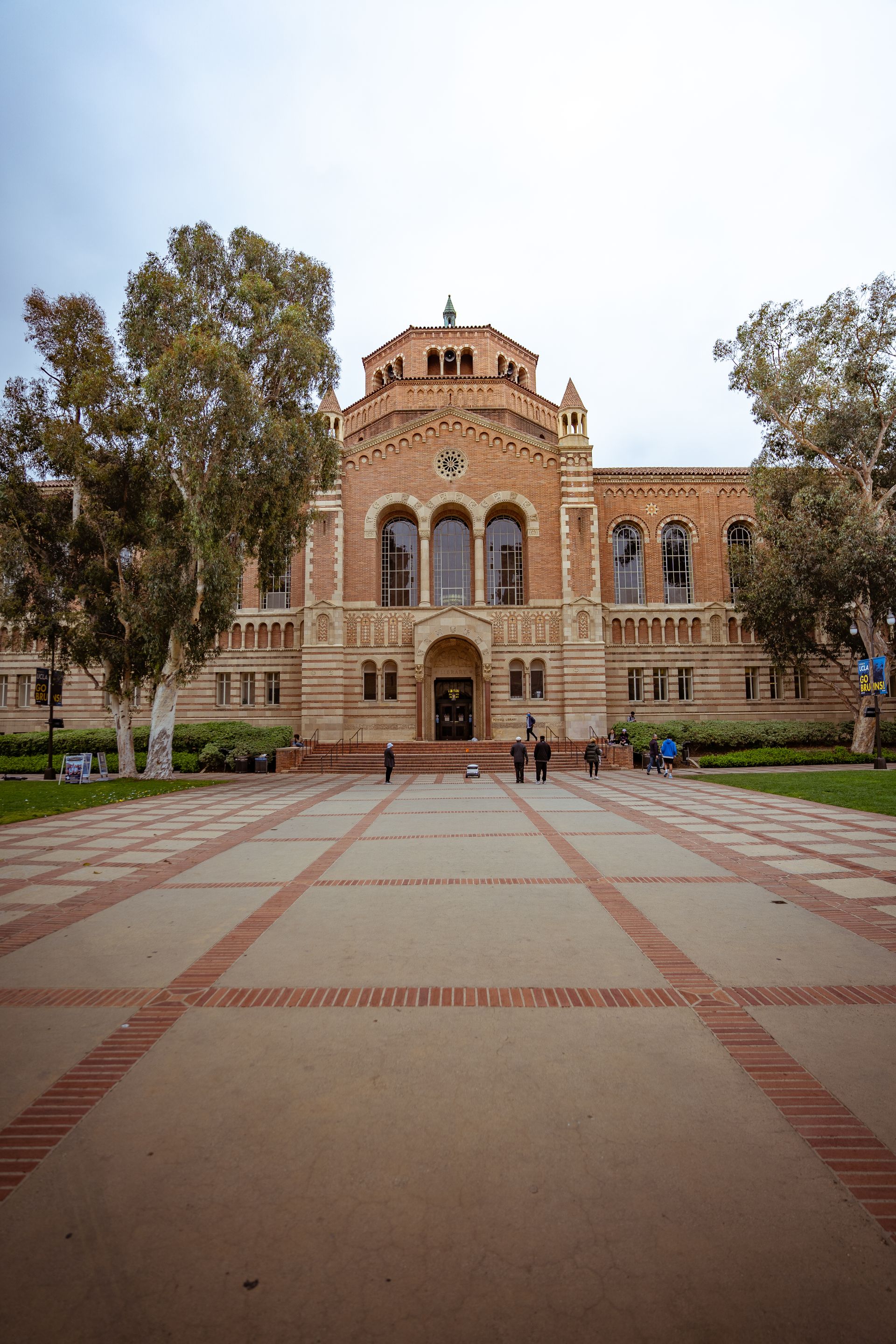 a photo of UCLA's Powell Library