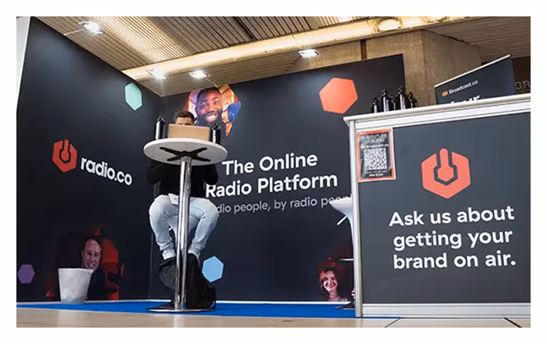 The Radio.co team at RadioDays Europe.
