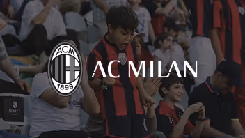 A graphic showing AC Milan.