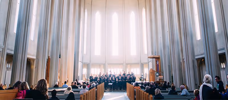 A place of worship with devoted followers.