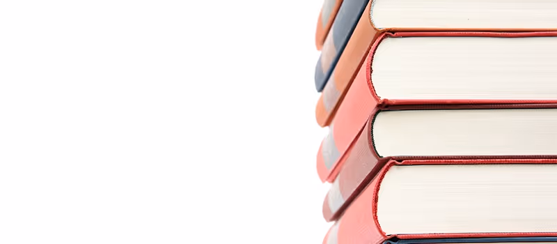 A stack of books.