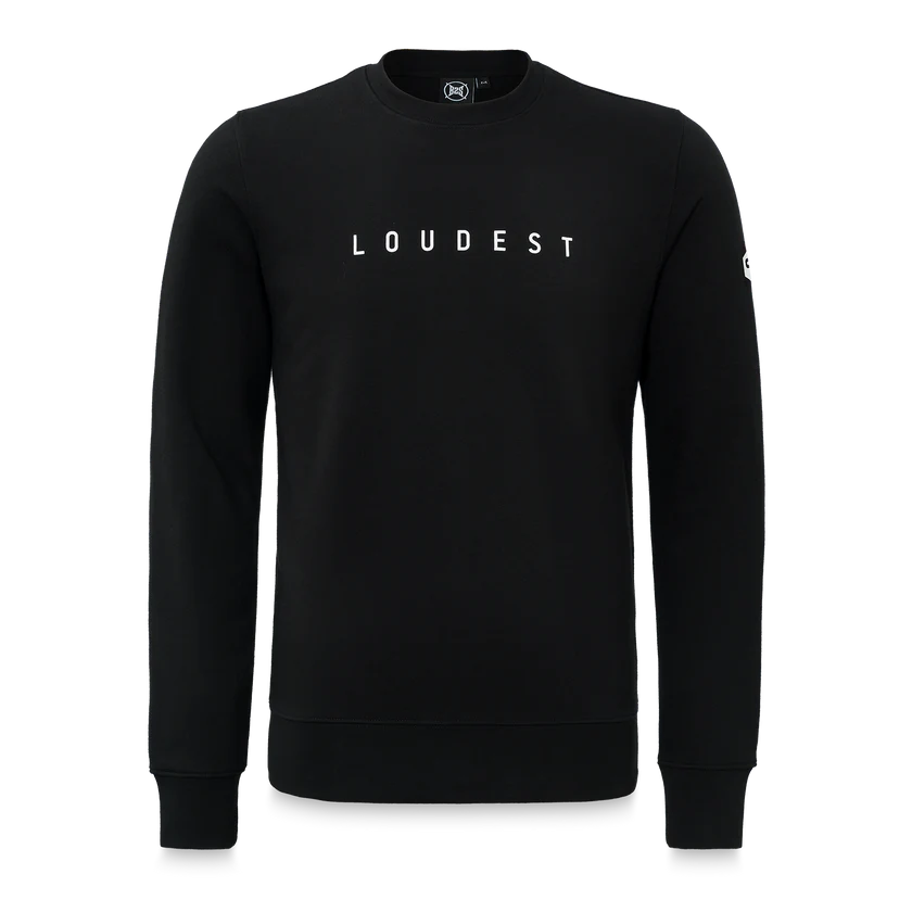 Printed artwork on the front and printed logo on the sleeve.
