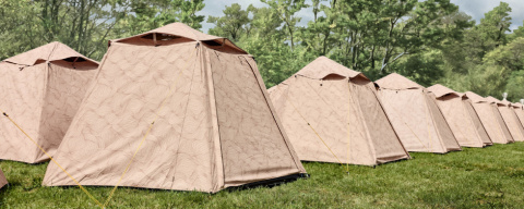 multiple tents