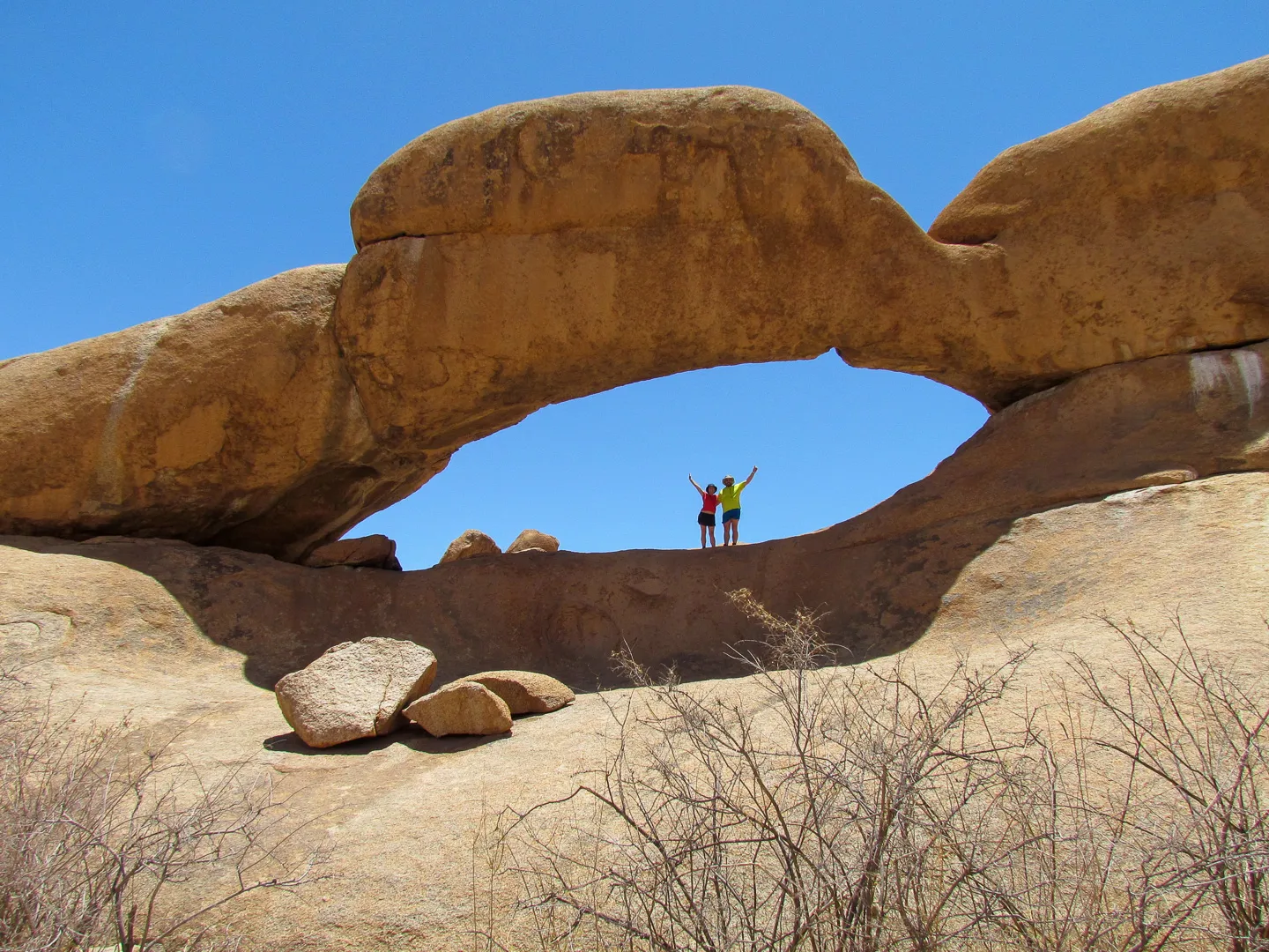 Rock arch in Namibia