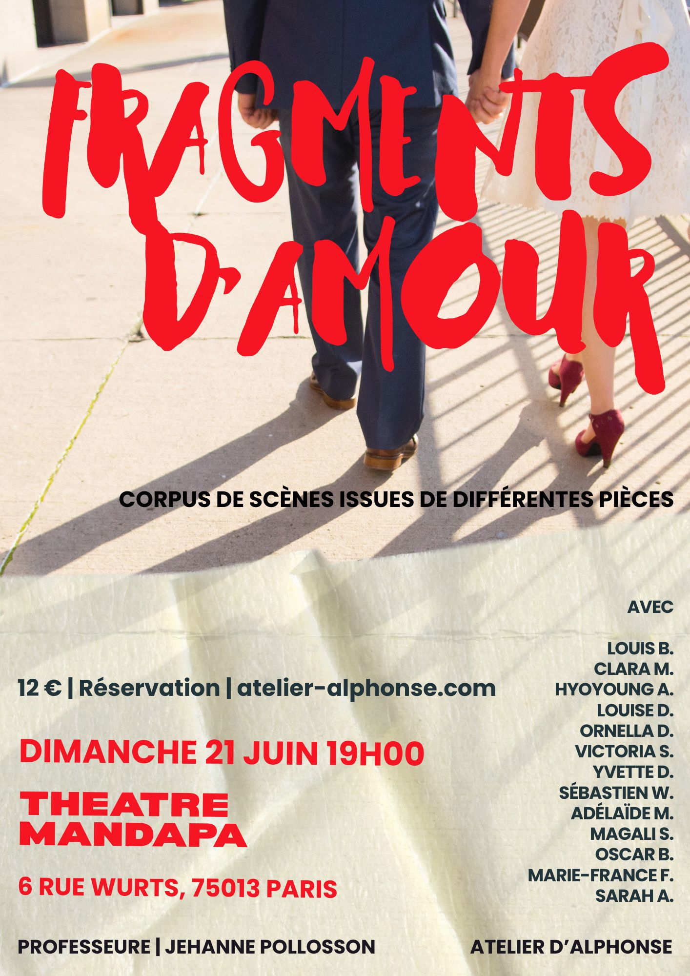 Fragments d'amour - Dimanche 21 juin