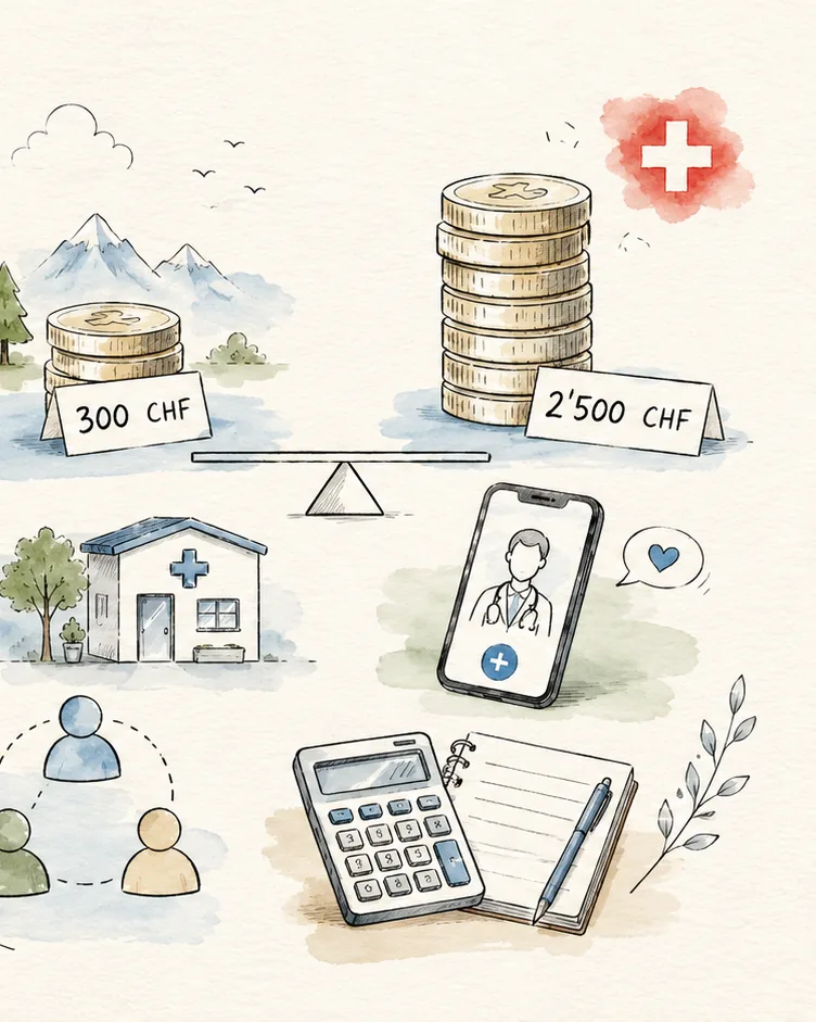 Franchise et modèle d'assurance maladie en Suisse : comment bien choisir