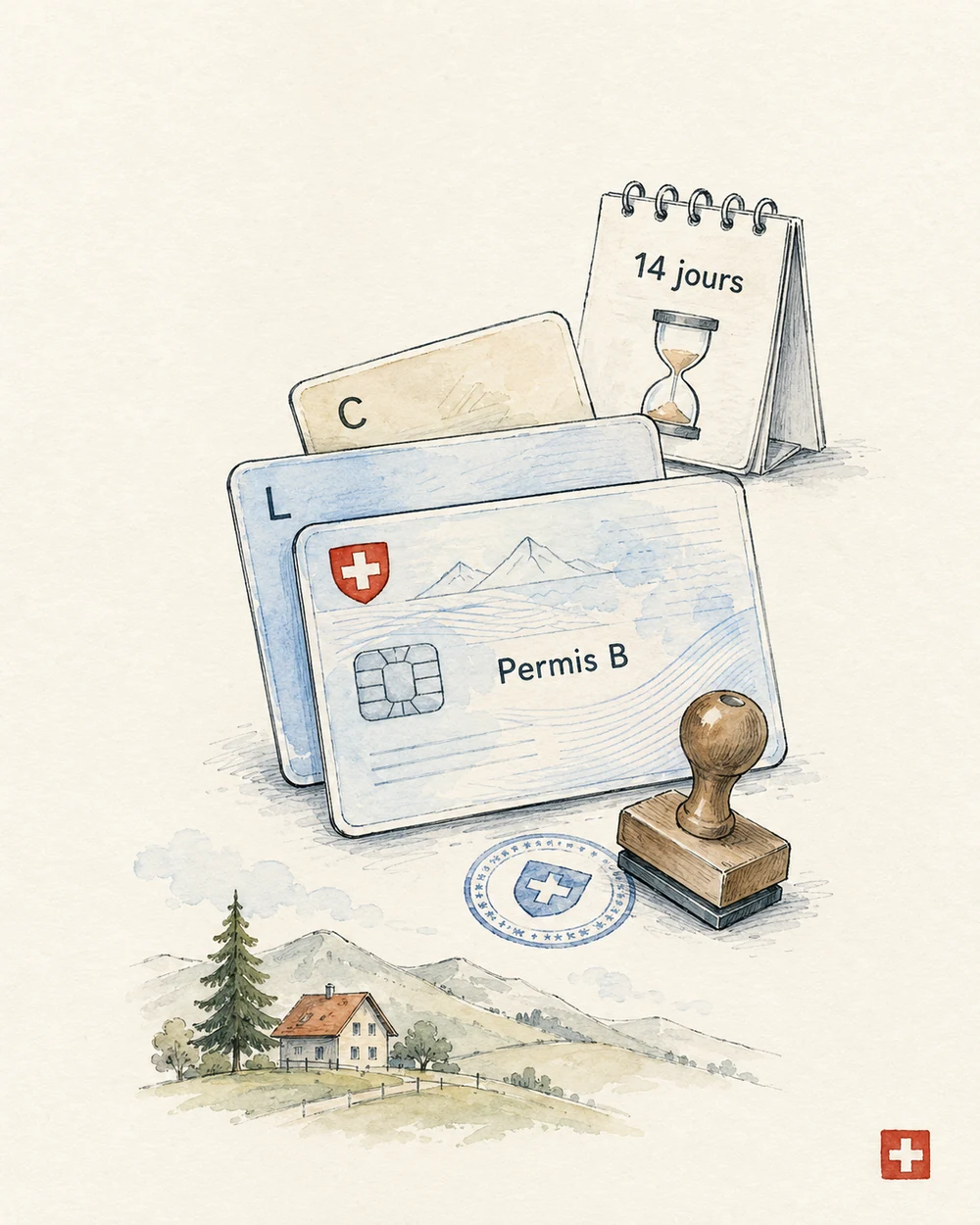 Permis de séjour en Suisse : L, B, C ou G, lequel pour un Français ?