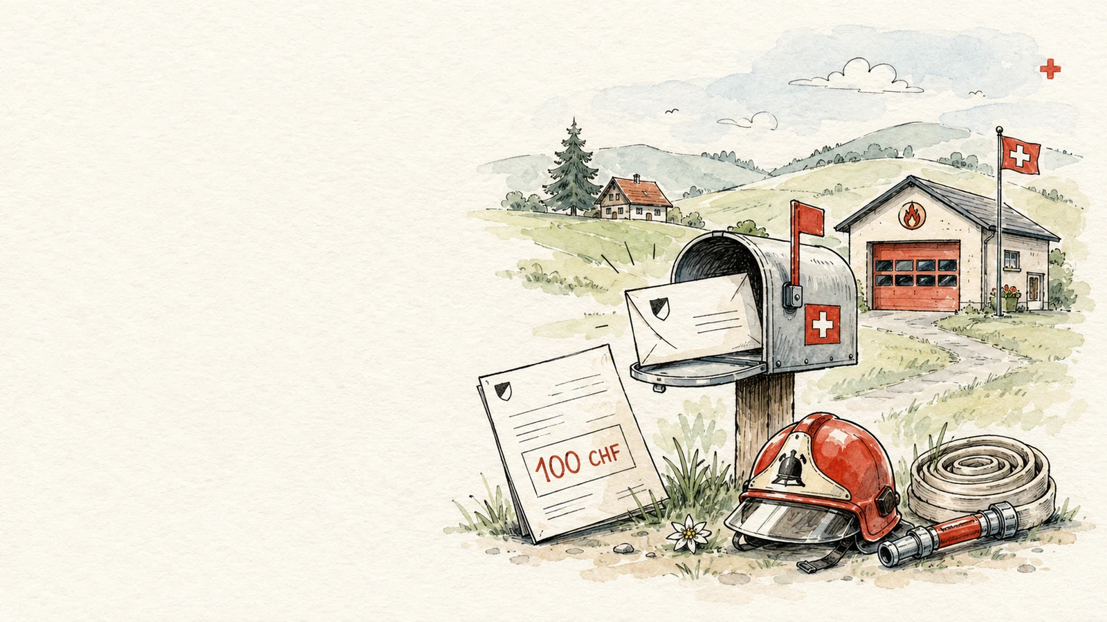 Taxe non-pompier Fribourg : 100 CHF par an, qui est concerné
