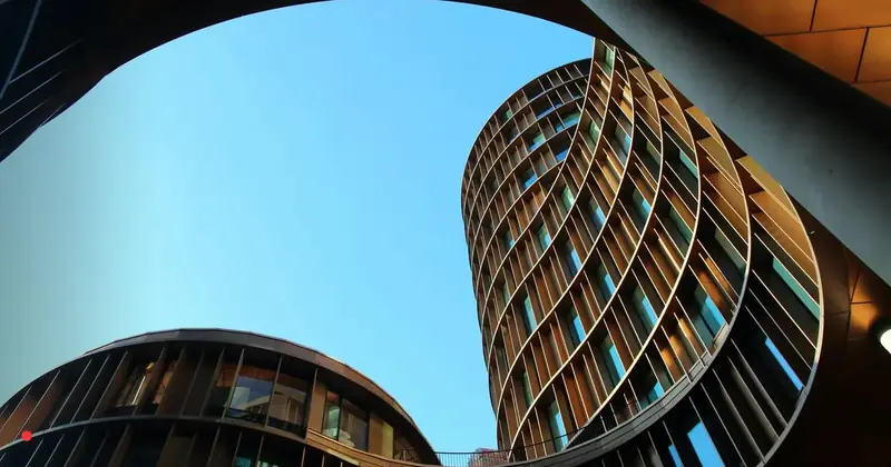 Modern Danish architecture representing different company types