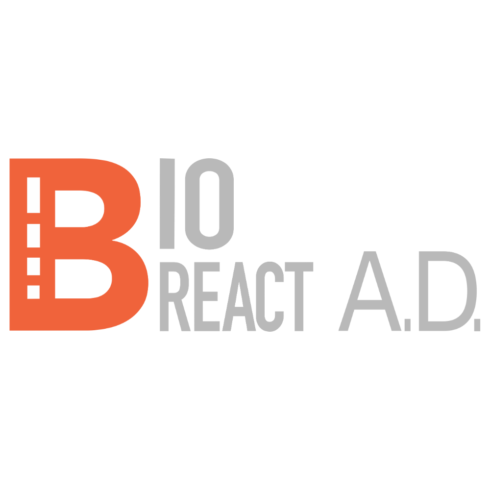 BioReact Logo powere by Drylet