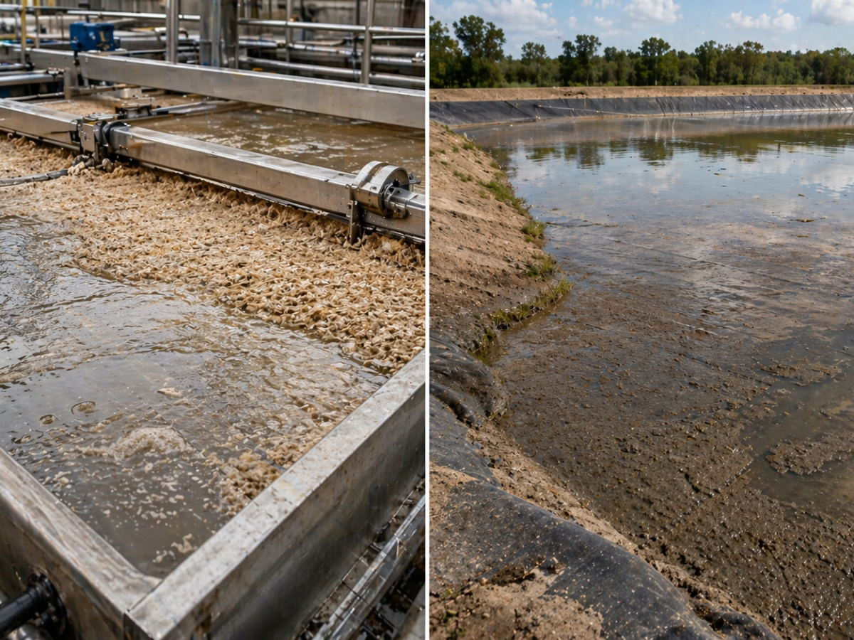Comparison of floatable DAF solids versus settled lagoon sludge behavior