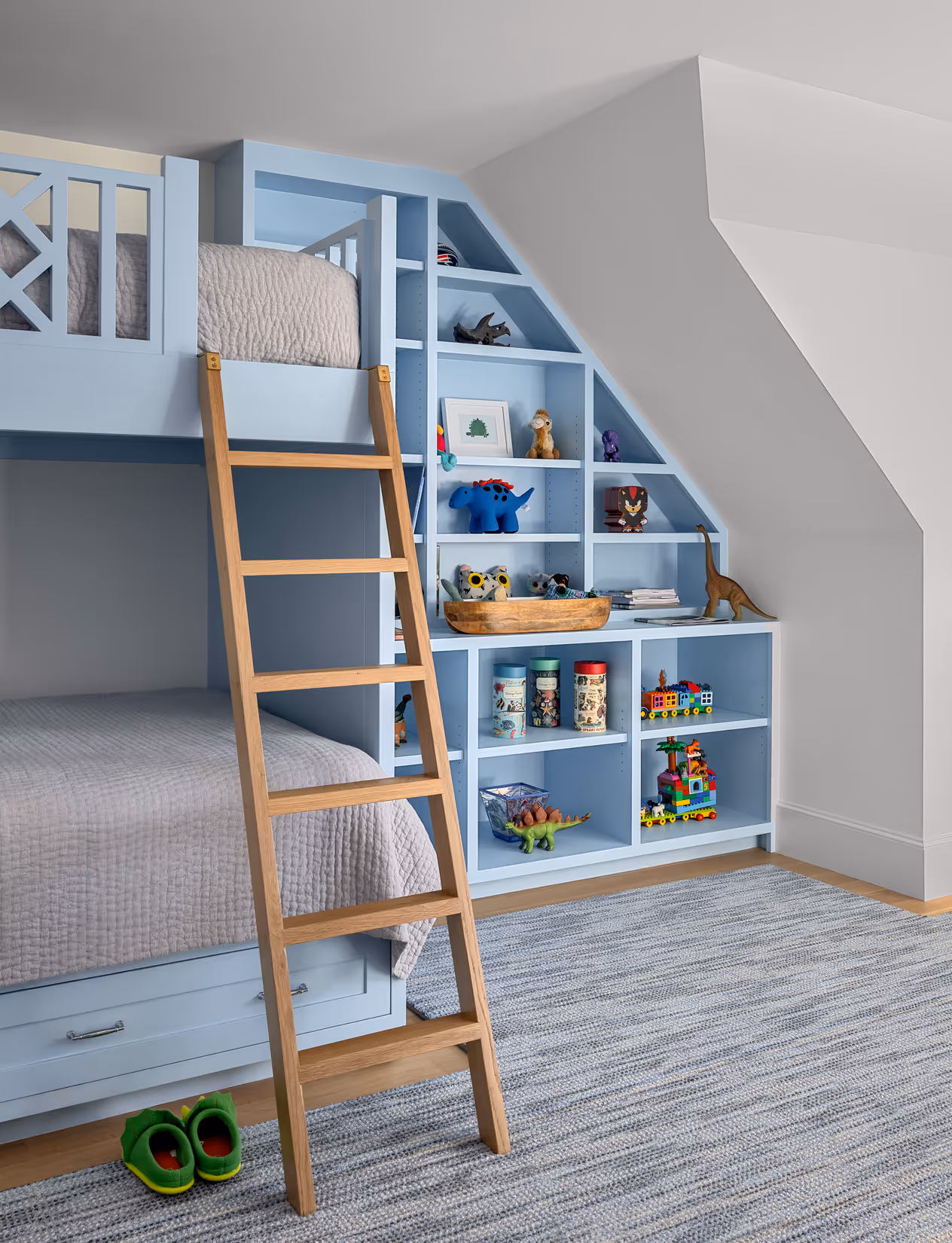 Freshly painted child's bedroom, showcasing beautiful colors from a color consultation by BLC Painting