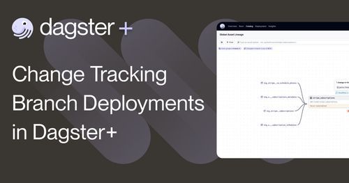 Change Tracking Branch Deployments in Dagster+