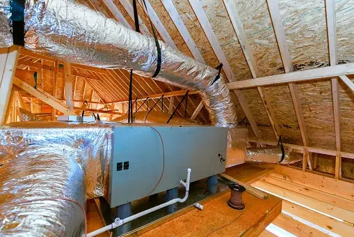 residential HVAC ductwork being inspected - how much to install central air residential HVAC ductwork being inspected - how much to install central air