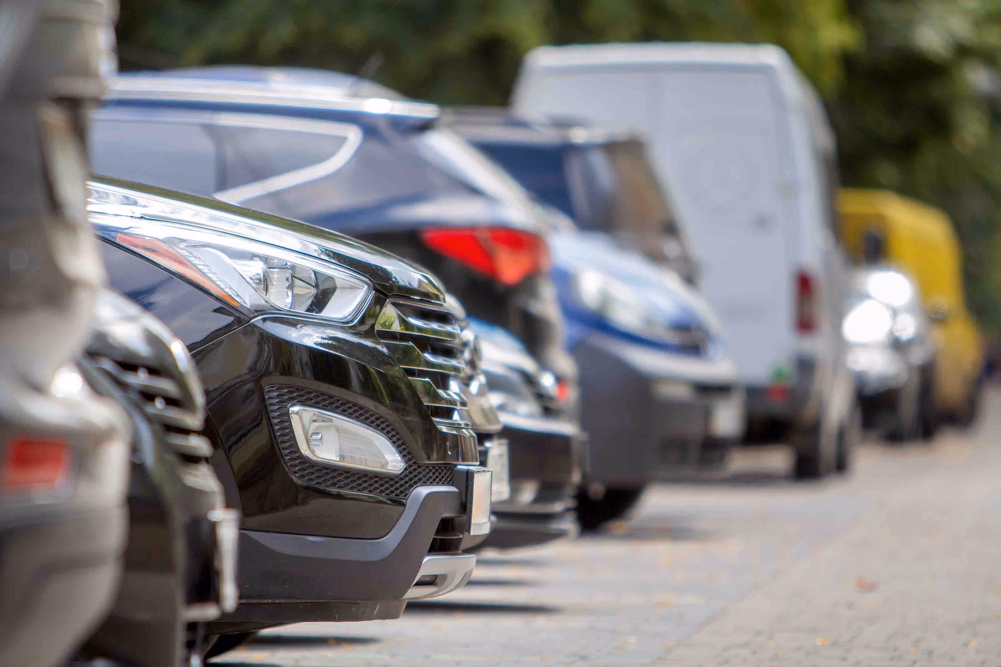 Row of Cars