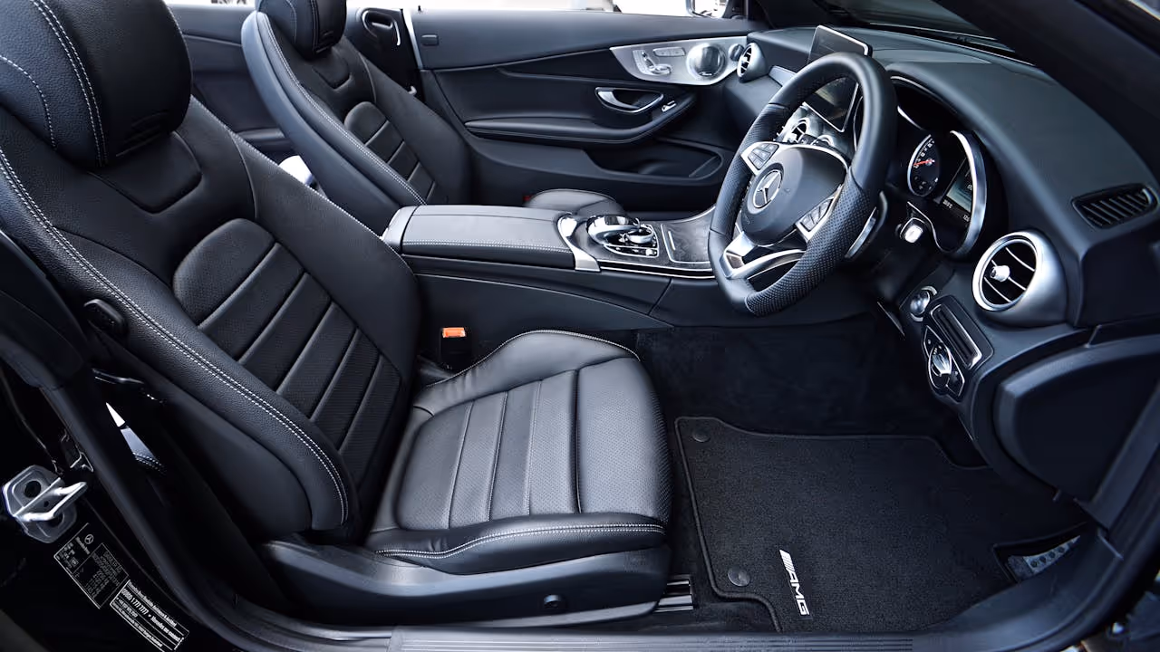 Inside of car