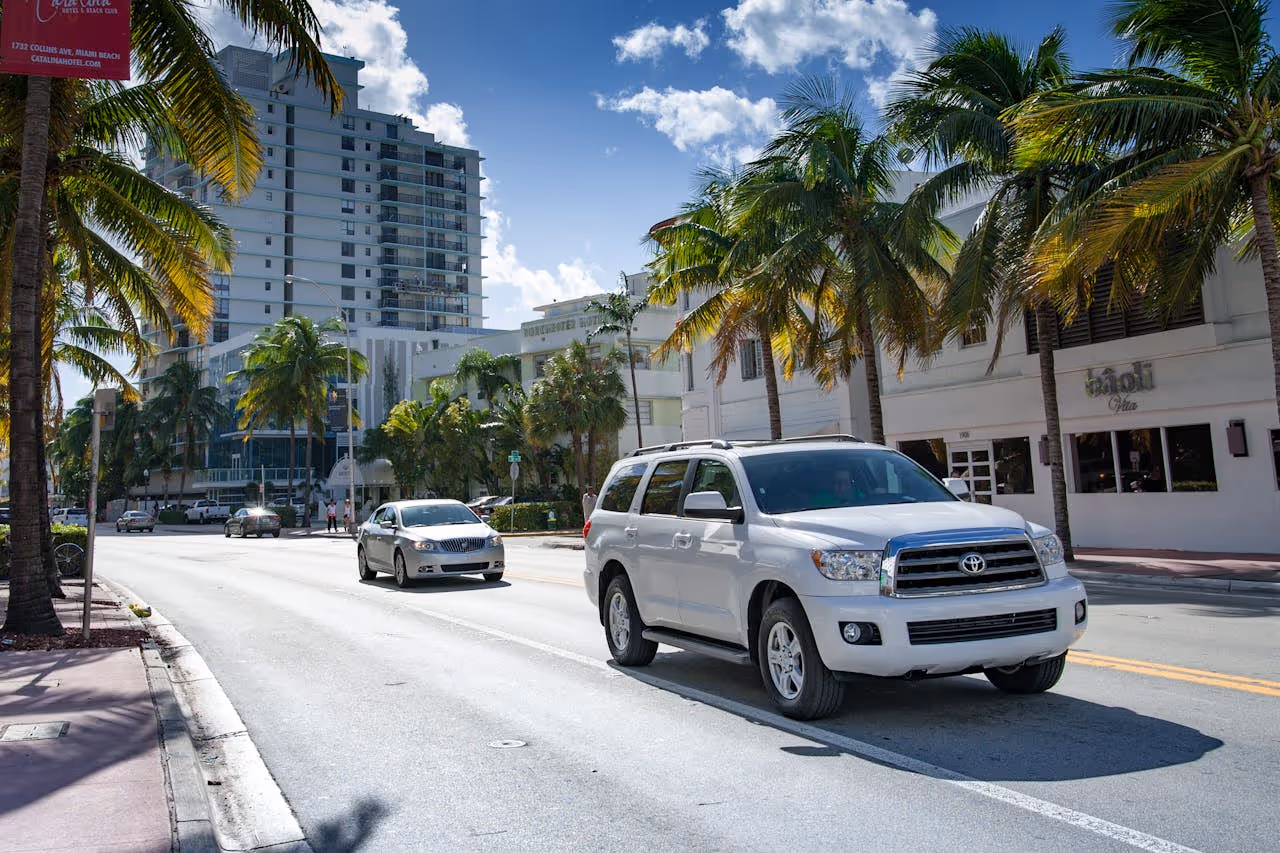 white truck