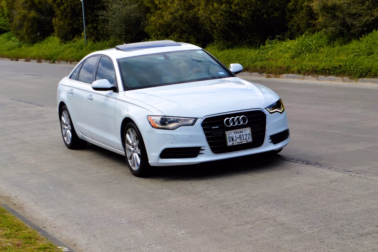 White Audi