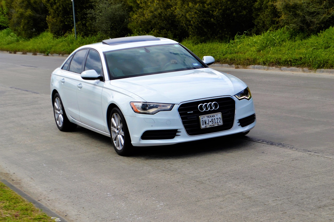 White Audi