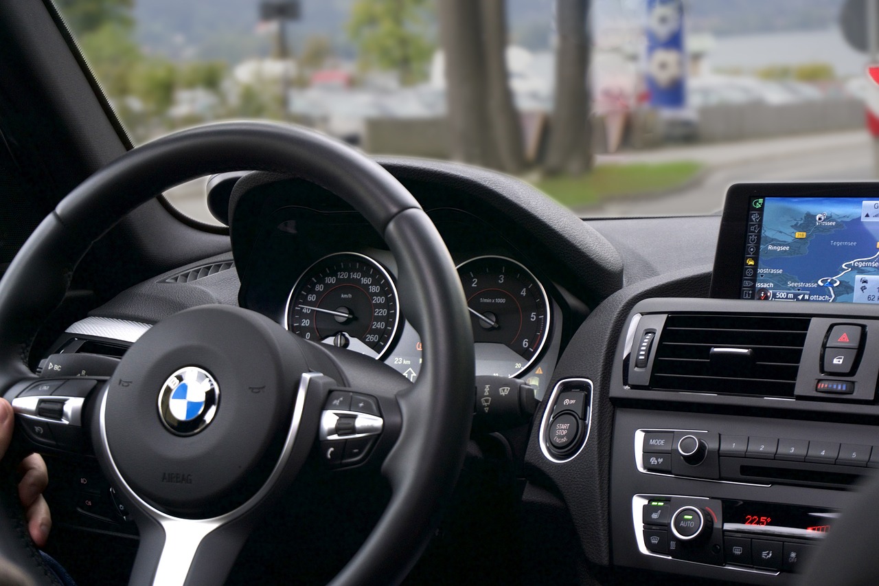 Inside a BMW