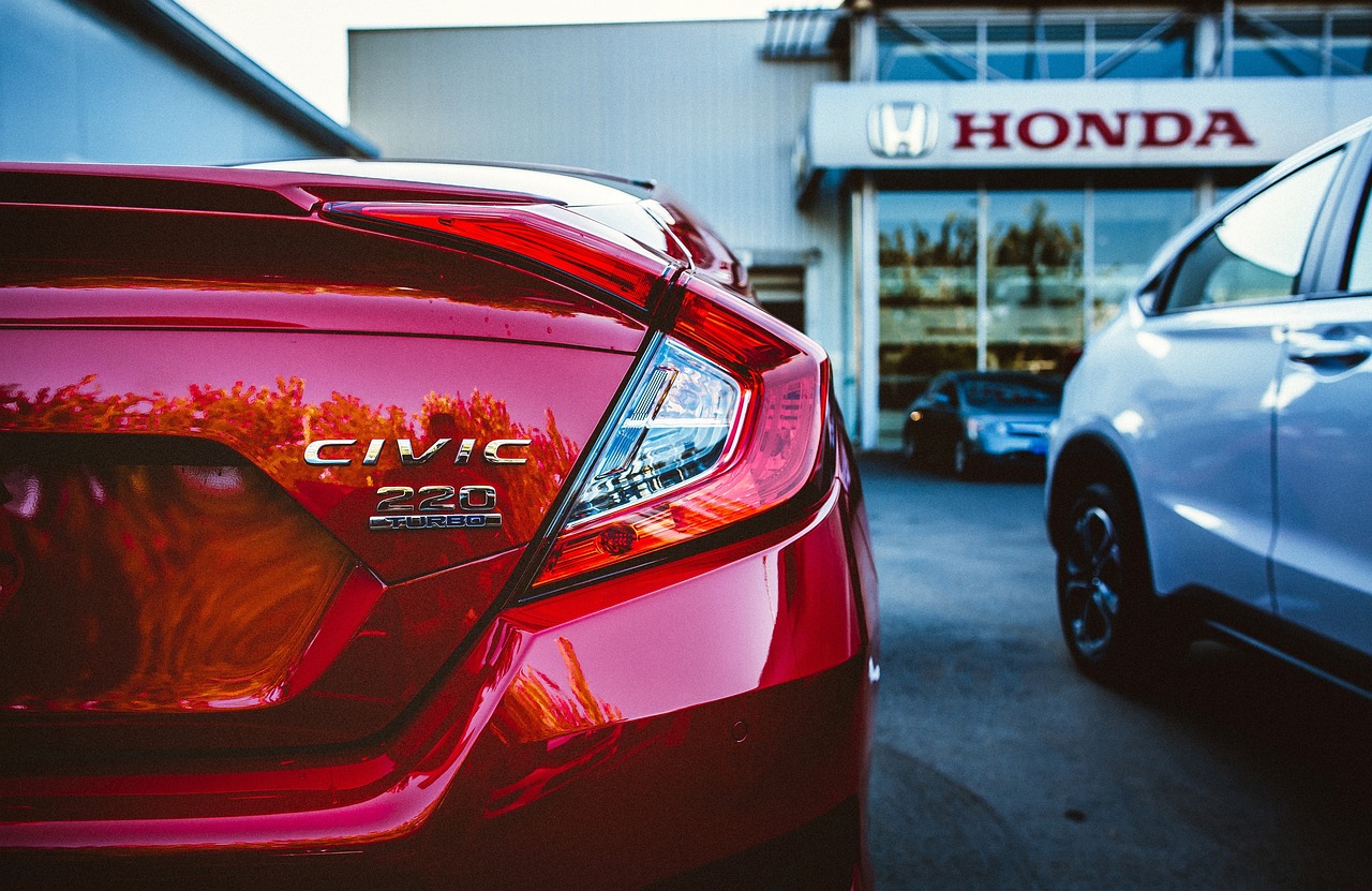 Red honda