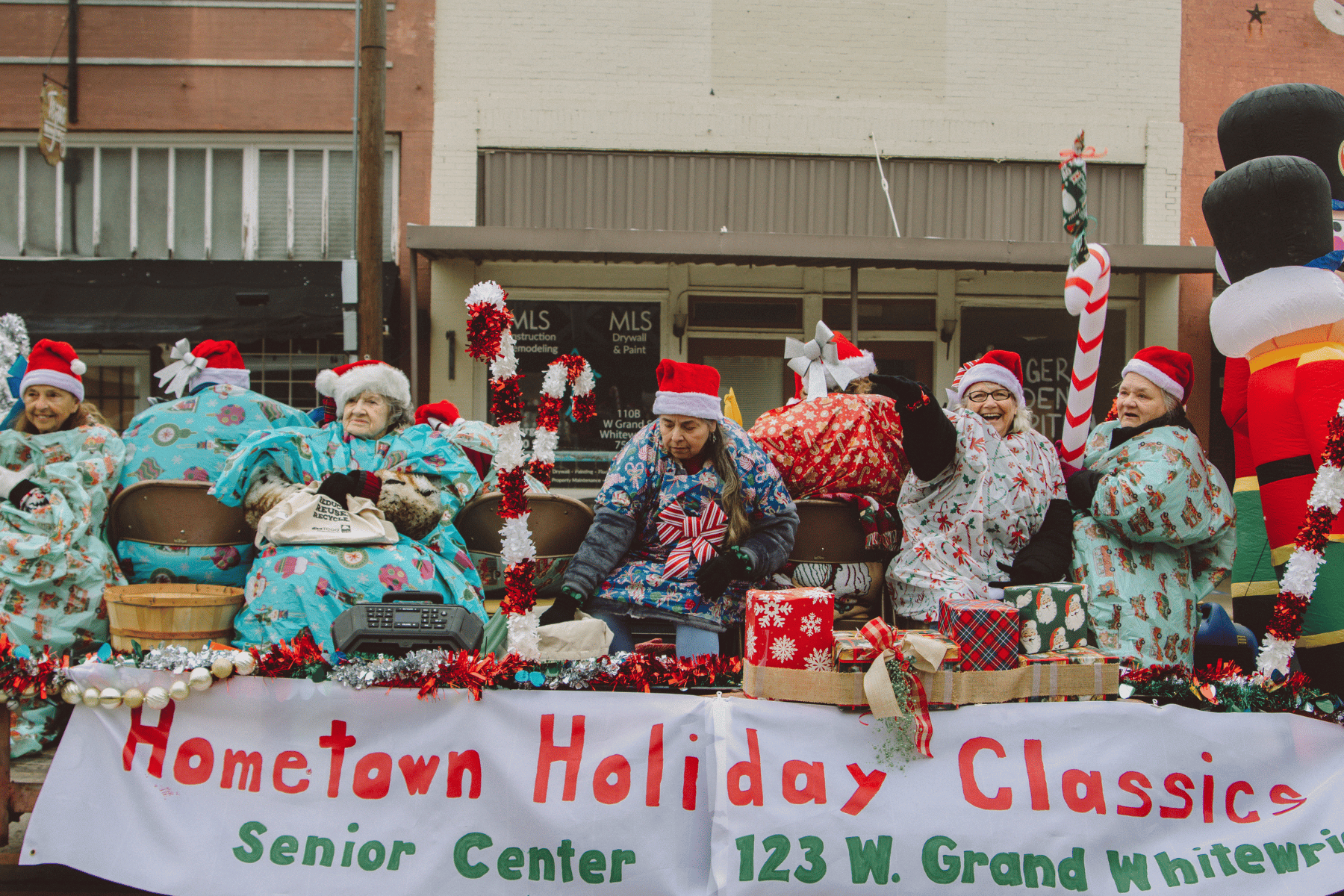 A photo of the Whitewright Chamber of Commerce staff, highlighting their dedication to economic development and community initiatives in the local area.