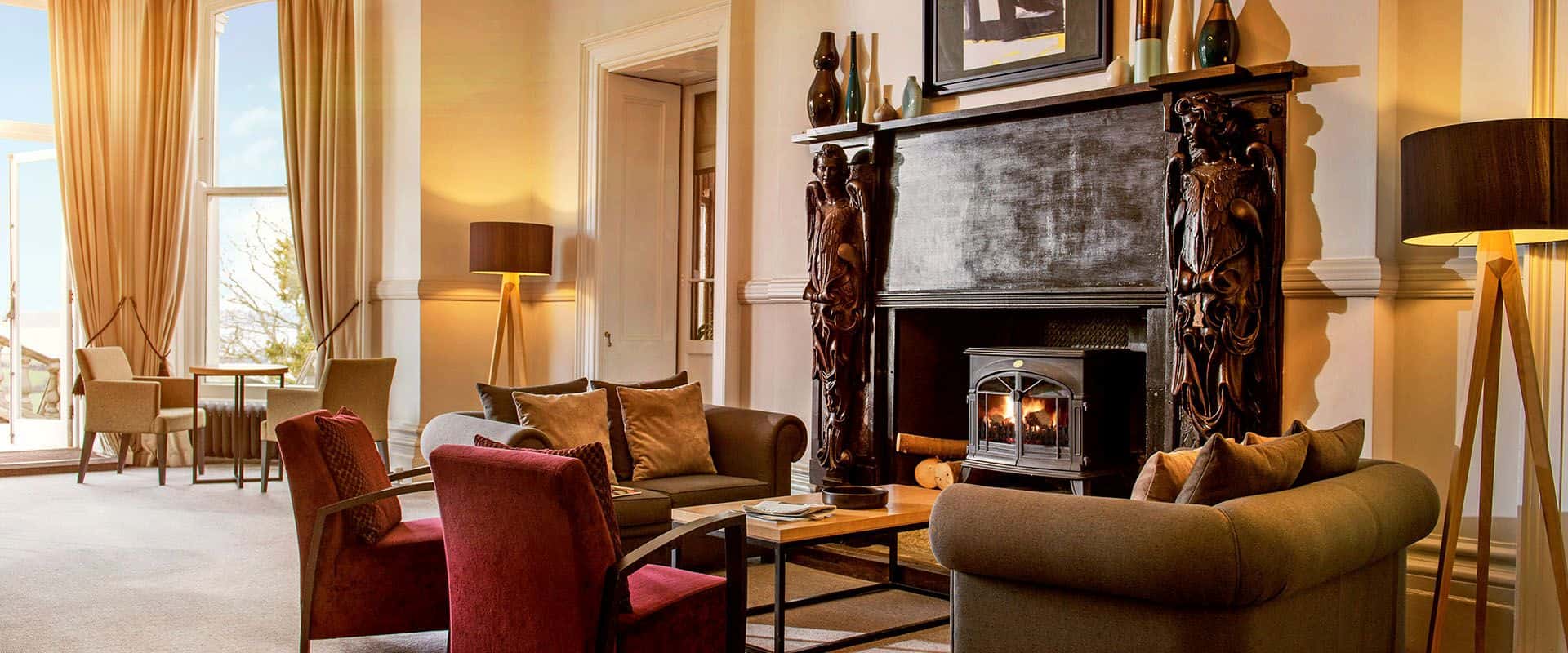 Trenython Manor fireplace