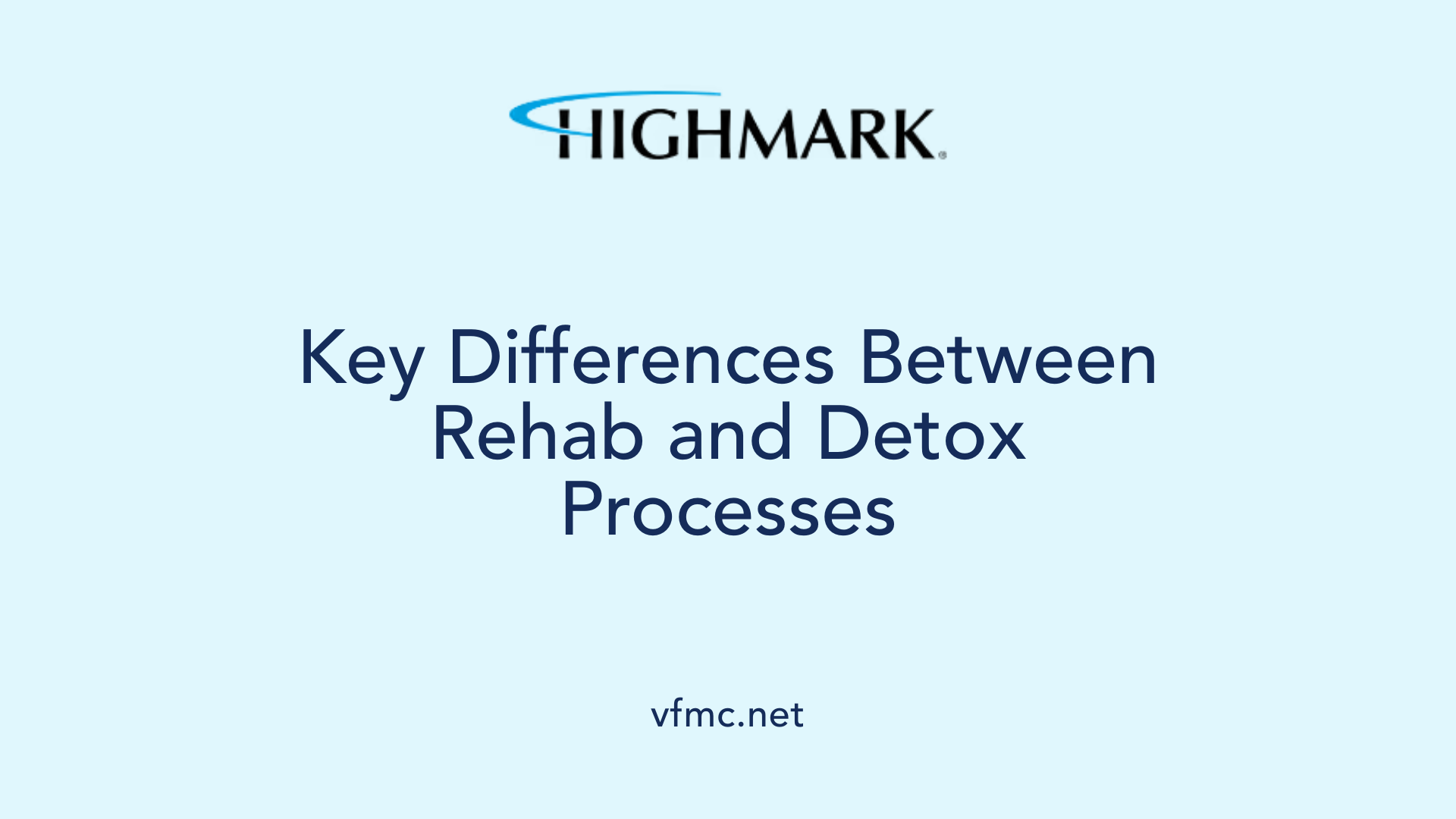 Key Differences Between Rehab and Detox Processes